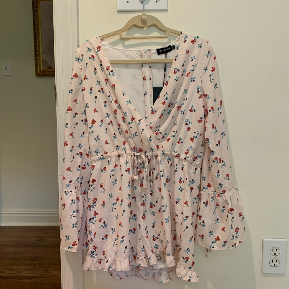 PrettyLittleThing floral romper